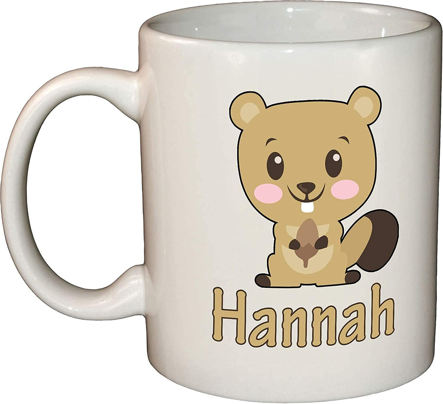 Personalised Squirrel Name Ceramic Mug/Cup 11oz Dishwasher & Microwave safe